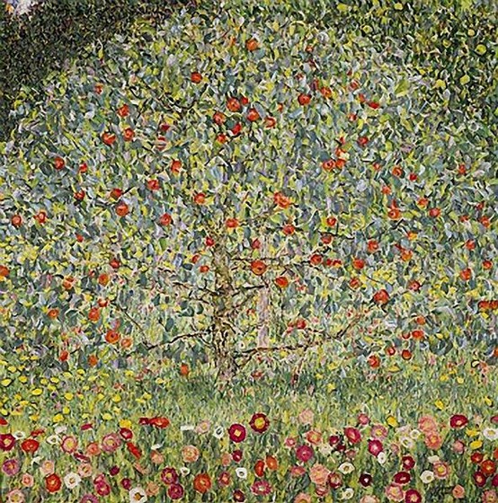 Photo:  Gustav Klimt, Apfelbaum